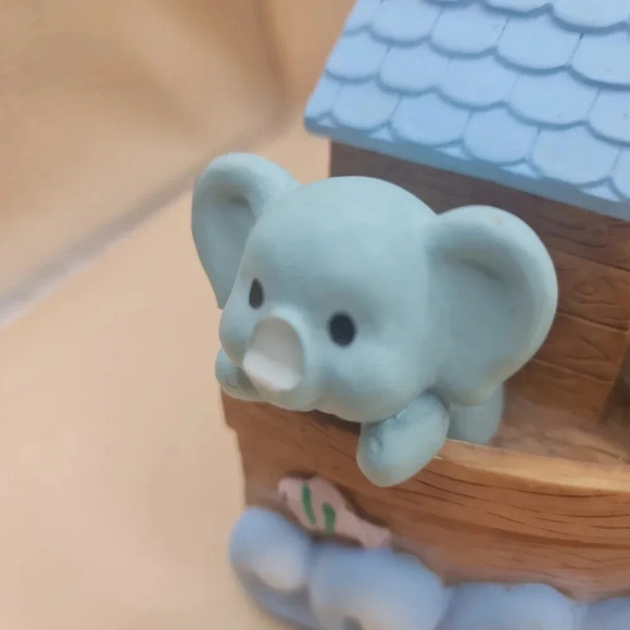 Noah's Ark Bookends Shelf Decor Children's Babies Room Animals - Picture 2 of 6